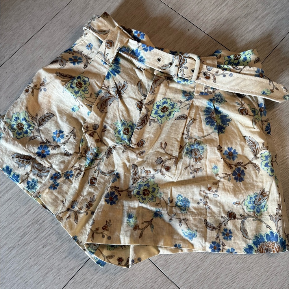 Mango Floral Shorts